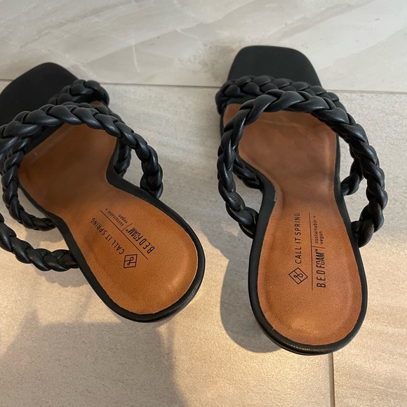 Braided Black Heels - Brand new condition! - Picture 5 of 5